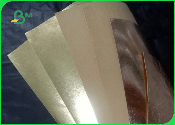 морщинки цвета белого золота 0.55мм крен бумаги крафт коричневой свободный вашабле для сумок