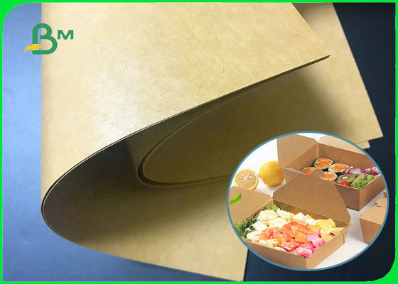 Biodegradable доска Kraft фильма PE 300gsm + 15g для упаковки еды