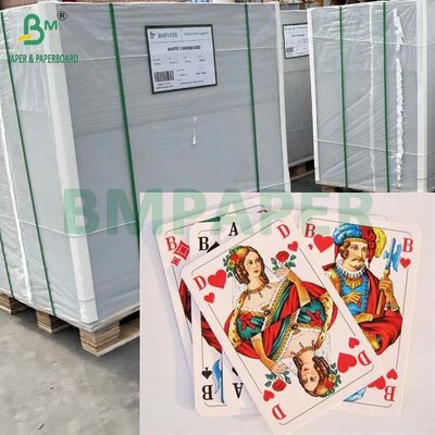 Хорошая прочность черное ядро белый картон 0,3 мм для изготовления игровых карт